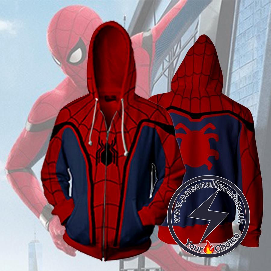 SPIDERMAN 3D Hoodies - ZIP UP - SPIDERMAN 3D